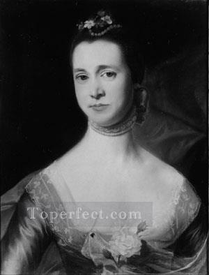 Mrs Edward Green colonial New England Portraiture John Singleton Copley Oil Paintings